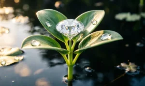 handel pflanze wachstum traegt diamanten bluete